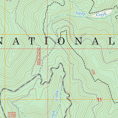 Quartz Mountain, ID FSTopo Preview 2