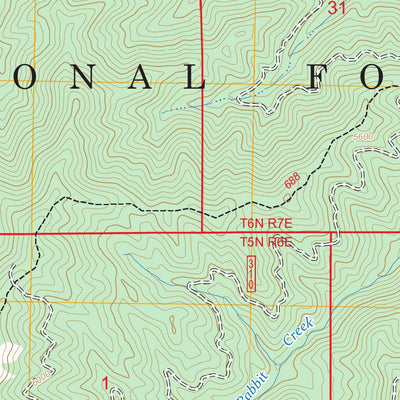 Rabbit Creek Summit, ID FSTopo Preview 2