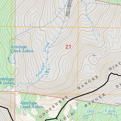Rainbow Mountain, CA FSTopo Preview 3