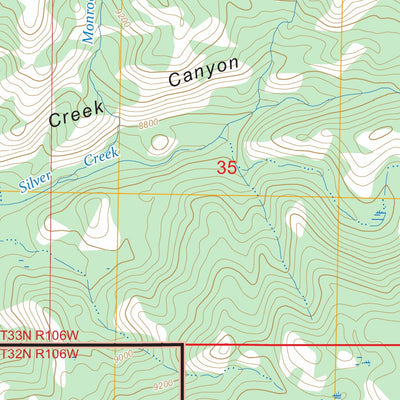 Raid Lake, WY FSTopo Preview 3