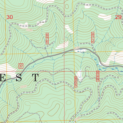 Rail Creek Butte, OR FSTopo Preview 3