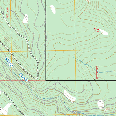 Rail Gulch, OR FSTopo Preview 2