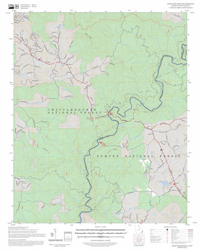 Rainy Mountain, GA-SC FSTopo Preview 1
