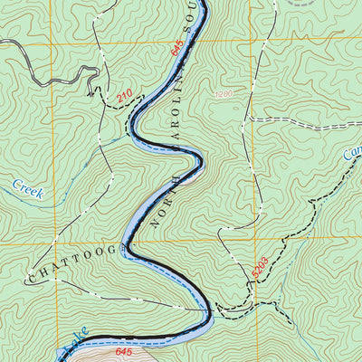 Rainy Mountain, GA-SC FSTopo Preview 3
