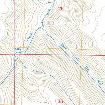 Rams Horn Ridge, ID FSTopo Preview 3
