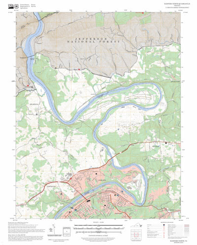 Radford North, VA FSTopo Preview 1