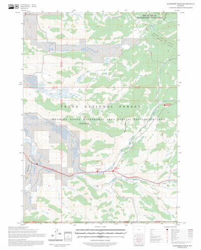 Raspberry Ridge, WY FSTopo Preview 1