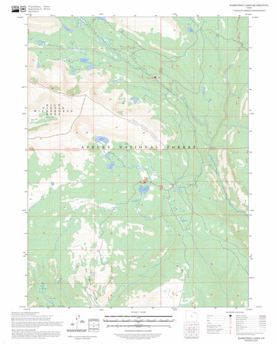 Rasmussen Lakes, UT FSTopo Preview 1