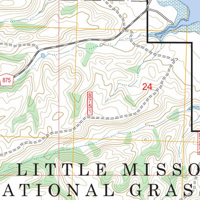 Rat Lake SW, ND FSTopo Preview 3