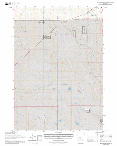 Rattlesnake Draw, WY FSTopo Preview 1