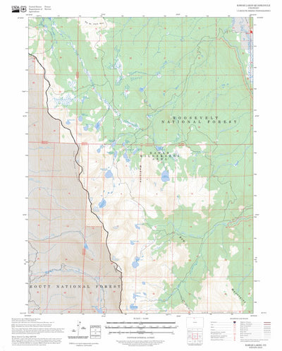 Rawah Lakes, CO FSTopo Preview 1