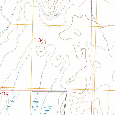 Rattlesnake Butte, CA FSTopo Preview 2