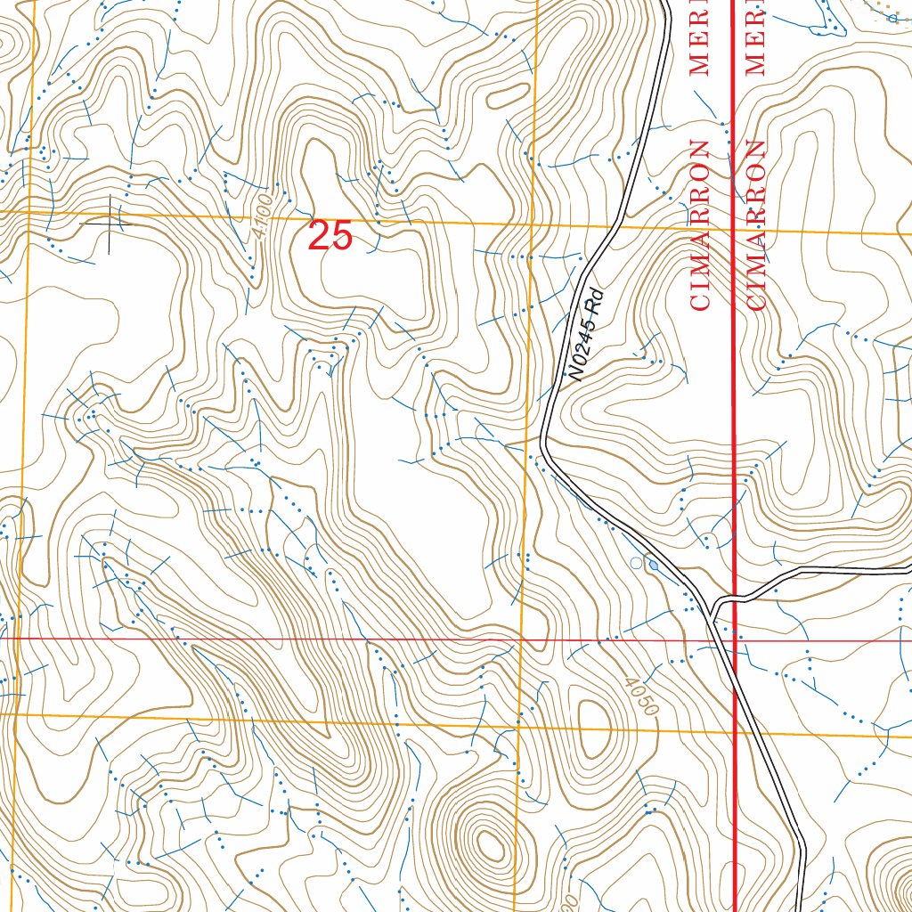 Razor Blade Mesa, OK-CO FSTopo Map by US Forest Service - Topo | Avenza ...