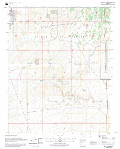 Red Butte SW, AZ FSTopo Preview 1