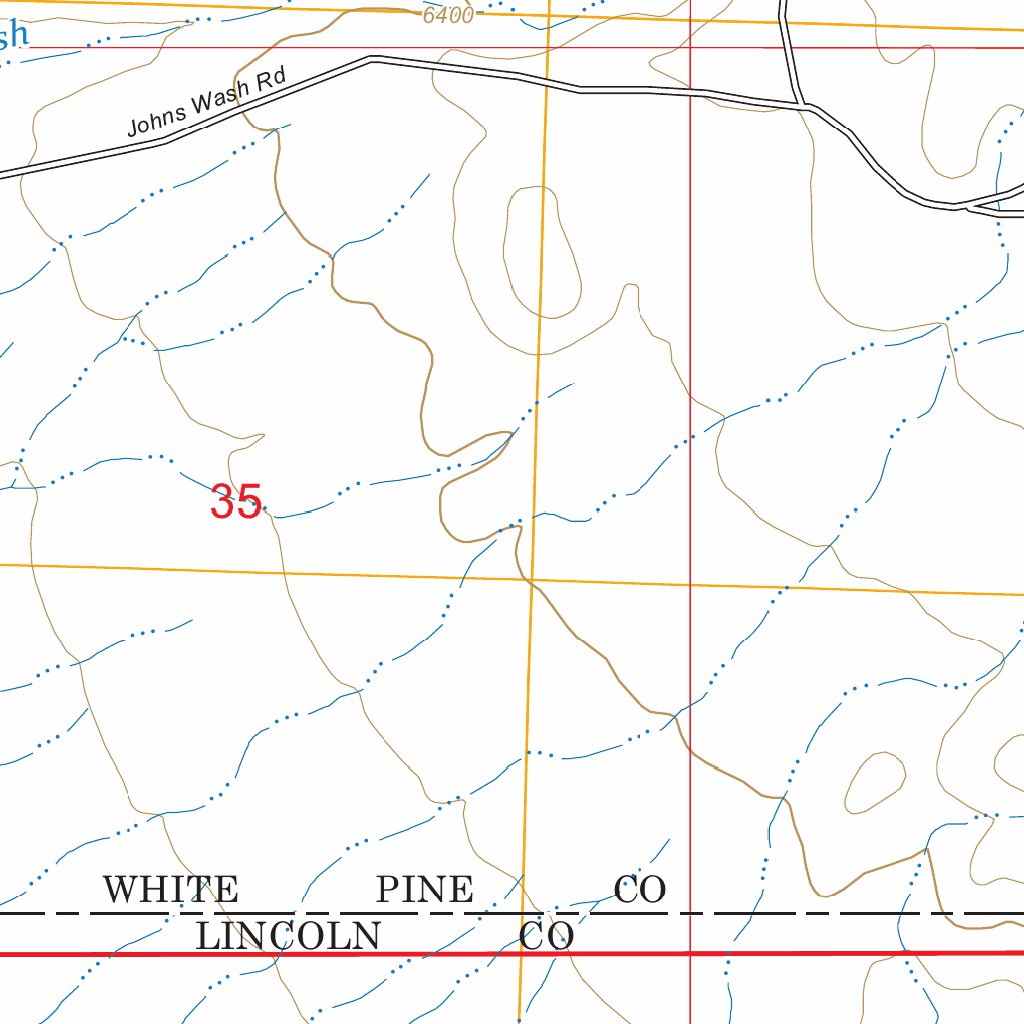 Red Ledges, NV FSTopo Map by US Forest Service - Topo | Avenza Maps