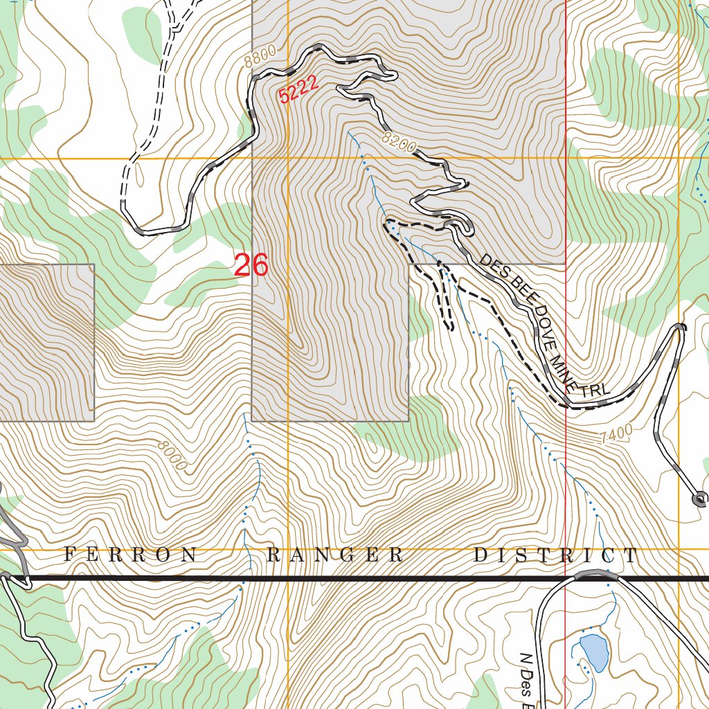Red Point, UT FSTopo Map by US Forest Service - Topo | Avenza Maps