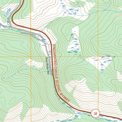 Red River Pass, NM FSTopo Preview 3