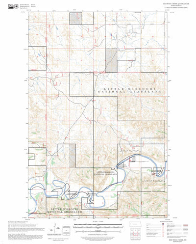Red Wing Creek, ND FSTopo Preview 1