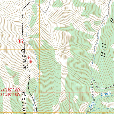 Red Top Mountain, WY FSTopo Preview 3