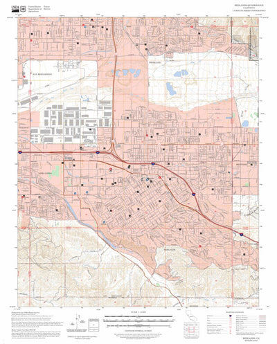 Redlands, CA FSTopo Preview 1