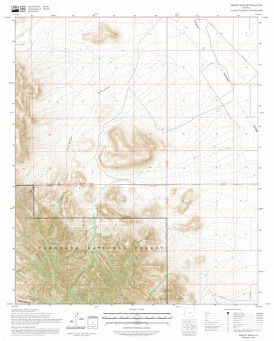 Reiley Peak, AZ FSTopo Preview 1