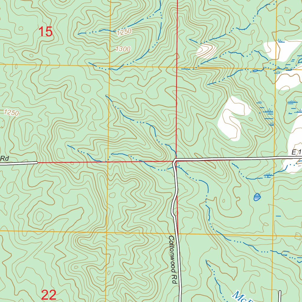 Reed City South, MI FSTopo Map by US Forest Service - Topo | Avenza Maps