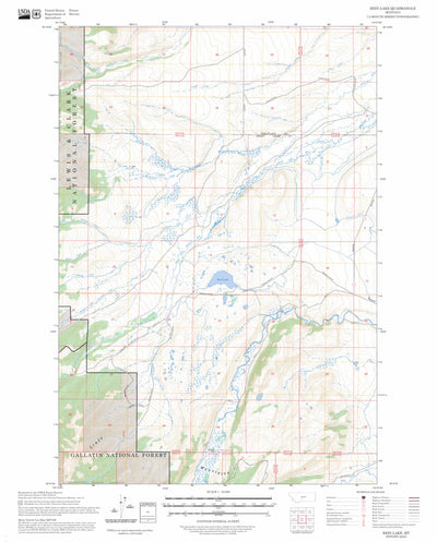 Rein Lake, MT FSTopo Preview 1
