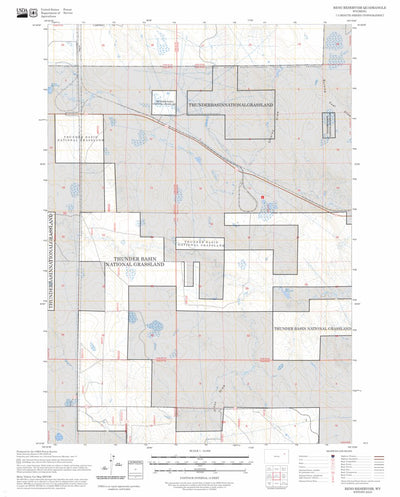 Reno Reservoir, WY FSTopo Preview 1