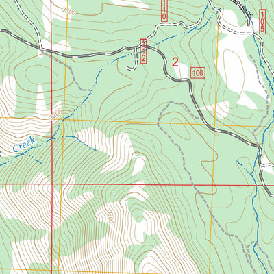 Rendevous Mountain, WA FSTopo Preview 2