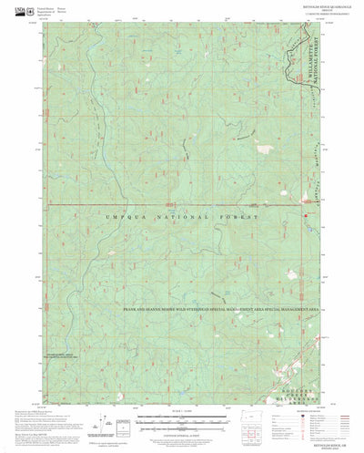 Reynolds Ridge, OR FSTopo Preview 1