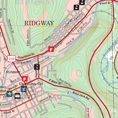 Ridgway, PA FSTopo Preview 3