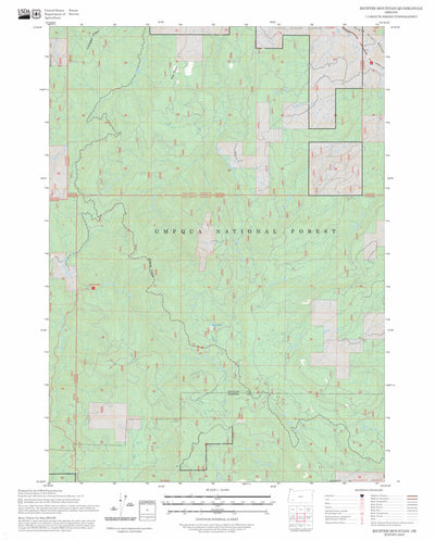 Richter Mountain, OR FSTopo Preview 1