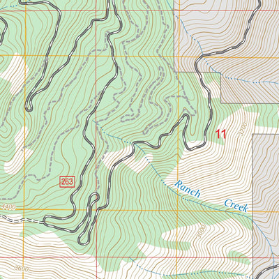 Riggins Hot Springs, ID FSTopo Preview 2