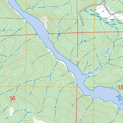 Roaring Creek, CA FSTopo Preview 3