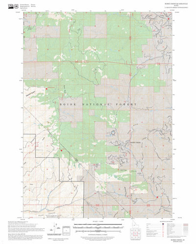 Robie Creek, ID FSTopo Preview 1