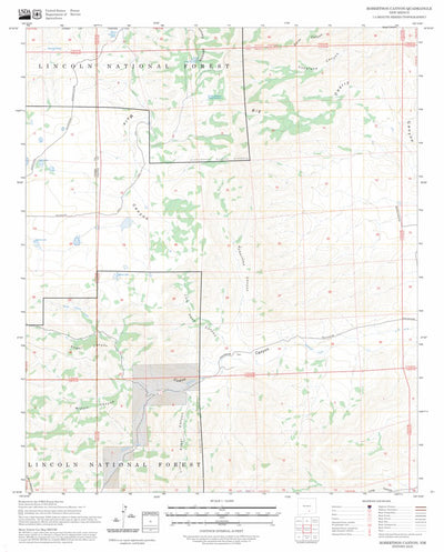 Robertson Canyon, NM FSTopo Preview 1