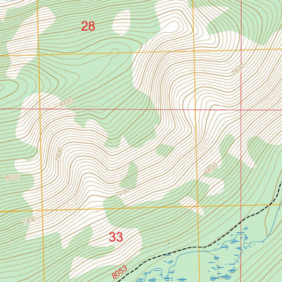 Rock Creek Lake, MT FSTopo Preview 3