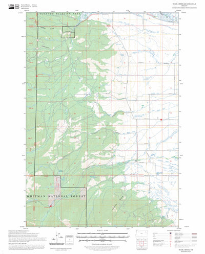 Rock Creek, OR FSTopo Preview 1
