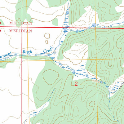 Rock Creek Park, CO FSTopo Preview 2