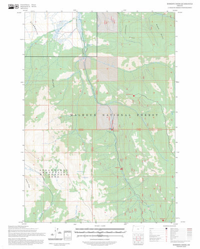 Roberts Creek, OR FSTopo Preview 1