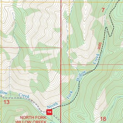 Rock Lake Peak, WY FSTopo Preview 3