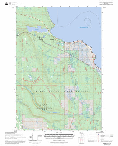 Rock River, MI FSTopo Preview 1