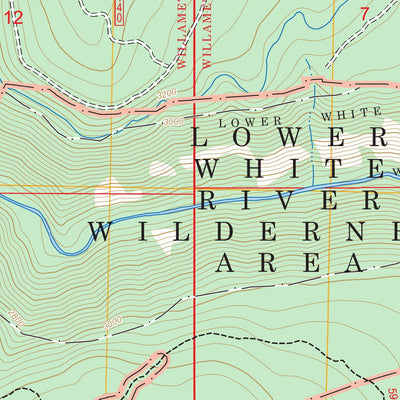Rock Creek Reservoir, OR FSTopo Preview 3