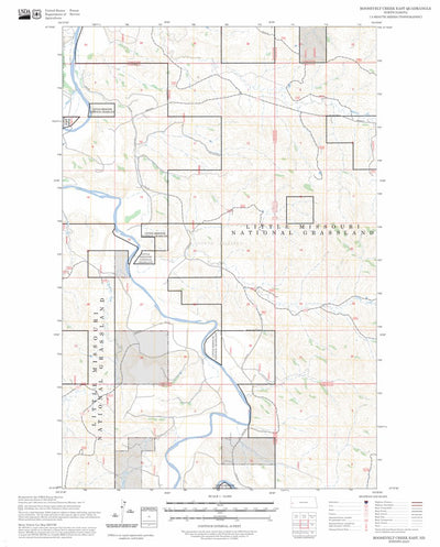 Roosevelt Creek East, ND FSTopo Preview 1