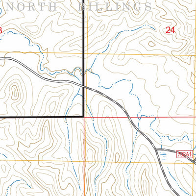 Roosevelt Creek East, ND FSTopo Preview 2
