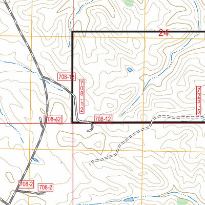 Roosevelt Creek West, ND FSTopo Preview 2