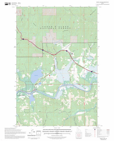 Rose Lake, ID FSTopo Preview 1