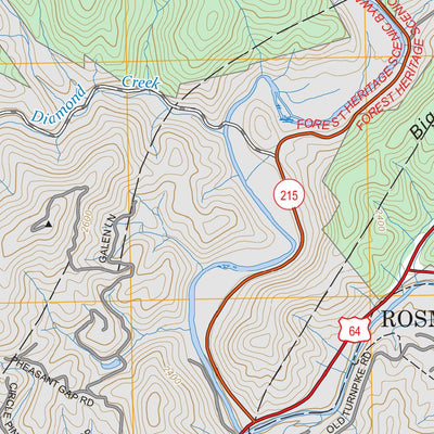 Rosman, NC FSTopo Preview 3