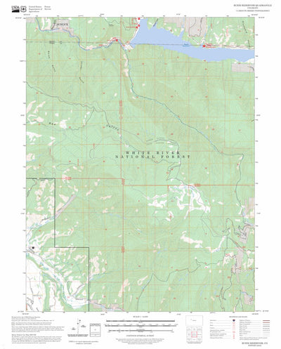 Ruedi Reservoir, CO FSTopo Preview 1