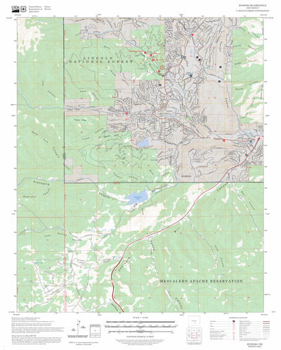 Ruidoso, NM FSTopo Preview 1
